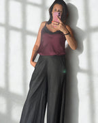 Pantaloni Andrea Palazzo in Denim Leggero