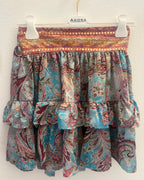 Minigonna a balze Boho Chic