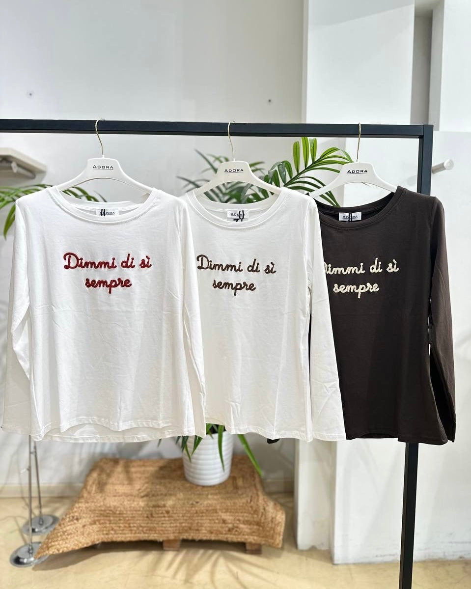 Maglia “dimmi sempre di sì”