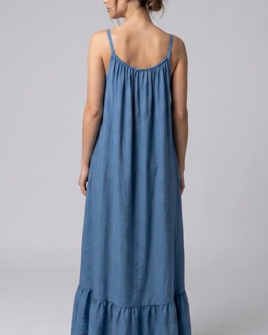 Abito Maxi "Oceano" con Balza