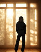 Completo in maglia Benedetta nero