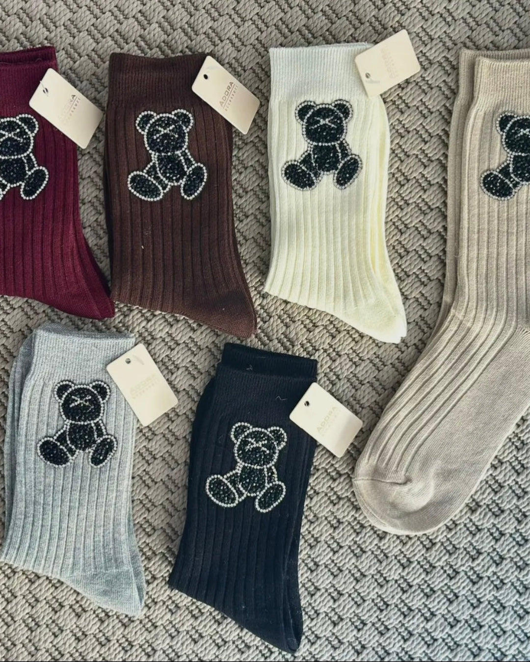 Calzini Teddy Strass