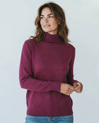 Maglia basic dolcevita con lurex