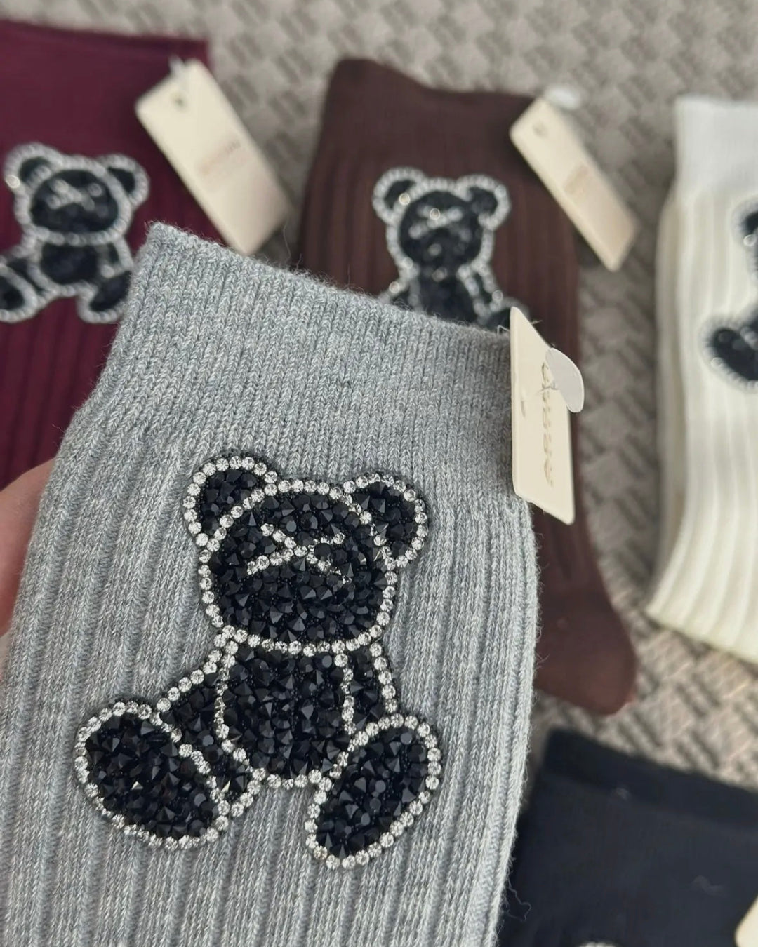 Calzini Teddy Strass