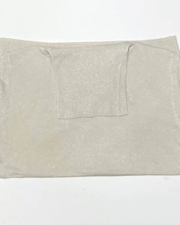 Maglia basic dolcevita con lurex