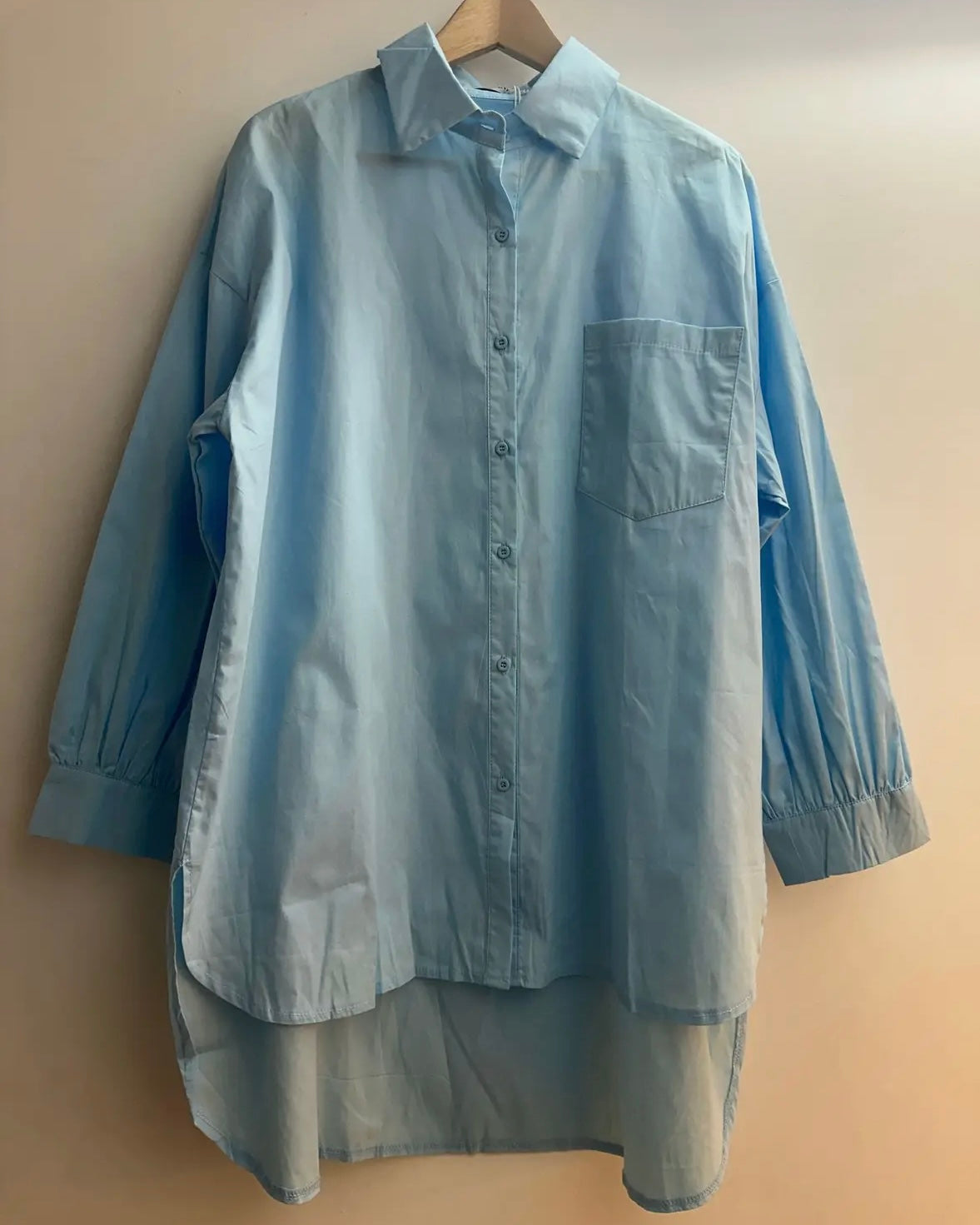 Camicia Oversize Asimmetrica