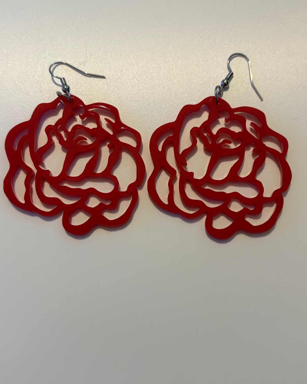 Orecchini camelia Rossi