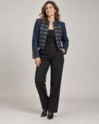 Giacca Denim Military