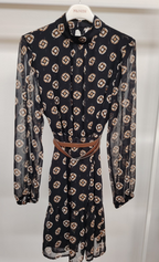 Abito Emily in Chiffon Fantasia – Cintura Inclusa