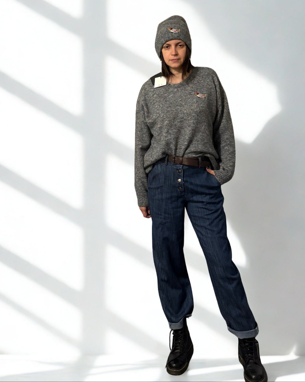 Jeans a Ballon con Cintura — Le Streghe