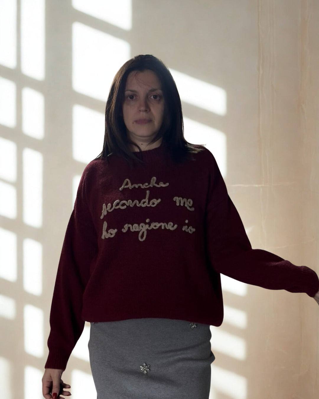 Maglione “Anche secondo me ho ragione io”